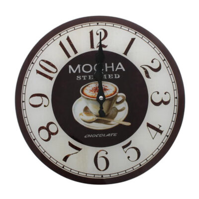Reloj Mural Decorativo Mocha 30 Cm