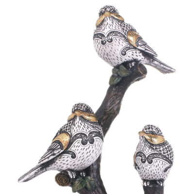 Figura Decorativa Aves Morocco Family 31 Cm